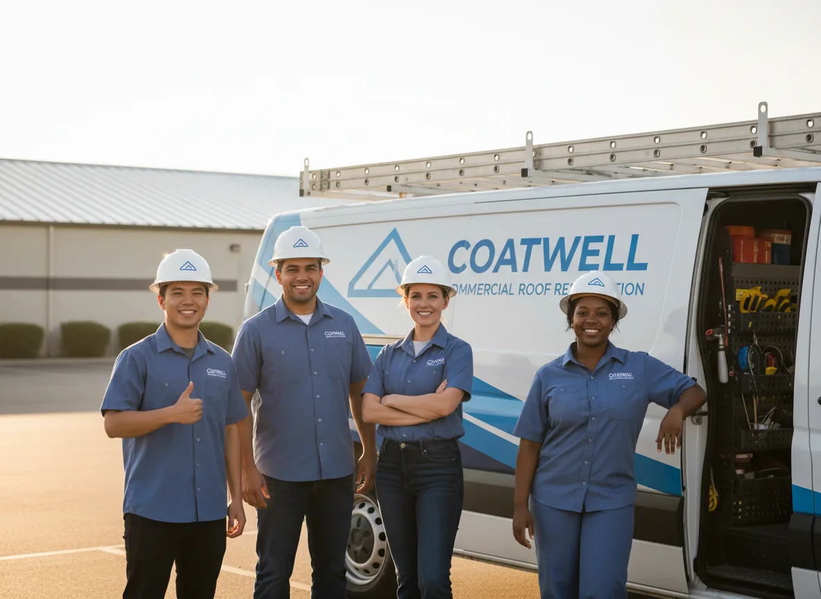 Commercial roof coating company in Melville, LA